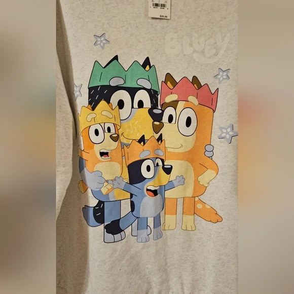 Target Gray Bluey Character Sweatshirt - Picture 2 of 5